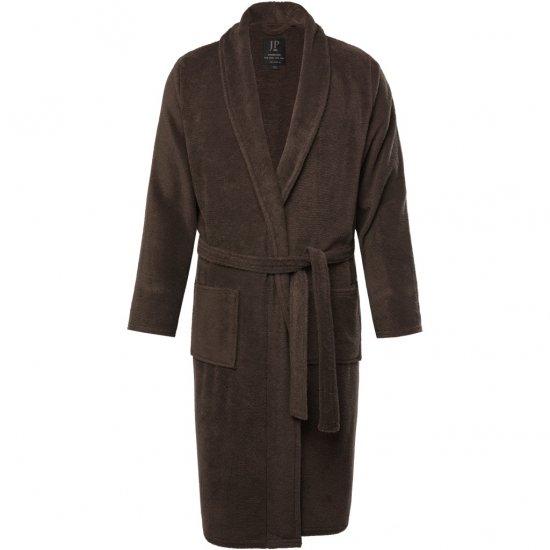 JP1880 Bathrobe Extra Soft Terry Cloth Brown - Alusvaatteet & uimavaatteet - Miesten Isot alusvaatteet 