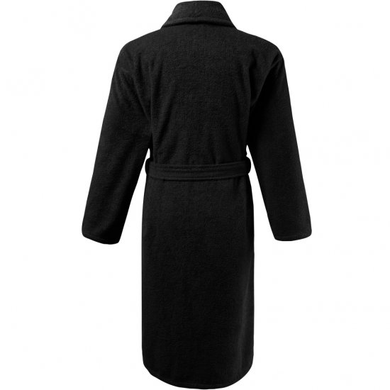 JP1880 Bathrobe Extra Soft Terry Cloth Black - Alusvaatteet & uimavaatteet - Miesten Isot alusvaatteet 