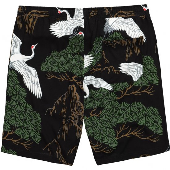 JP1880 Bermuda Shorts All-over Print Black - Shortsit - Shortsit, isot koot – W40-W60