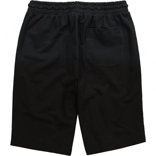 JP1880 Bermuda Sweatshorts DIpDye Black - Collegehousut ja collegeshortsit - Miesten Isot collegehousut ja collegeshortsit