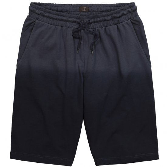 JP1880 Bermuda Sweatshorts DipDye Navy Blue - Collegehousut ja collegeshortsit - Miesten Isot collegehousut ja collegeshortsit