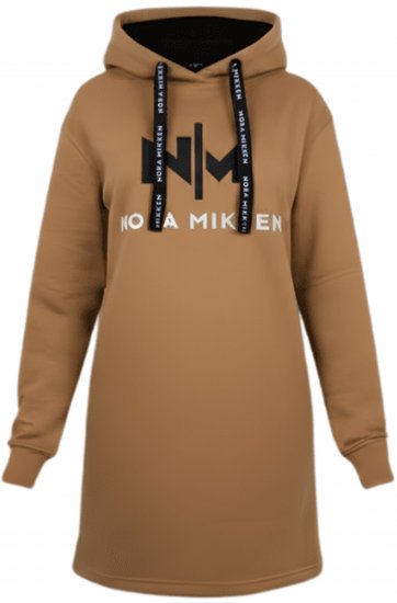 Nora Mikken KADRI Long Hoodie Camel - Hupparit ja collegepaidat - 