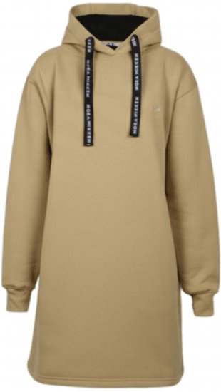 Nora Mikken KRISTINA Long Hoodie Camel - Hupparit ja collegepaidat - 