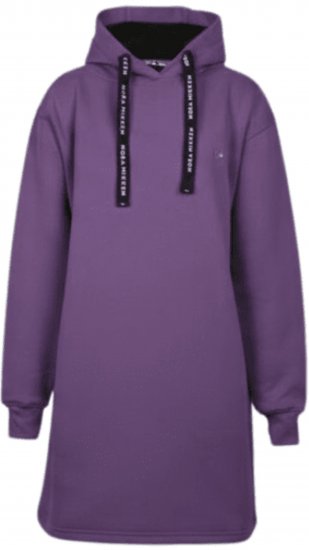 Nora Mikken KRISTINA Long Hoodie Purple - Hupparit ja collegepaidat - 