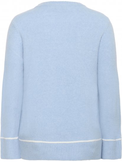 Kaffe Curve Jina Knit Pullover Powder Blue Melange - Neulepaidat - 