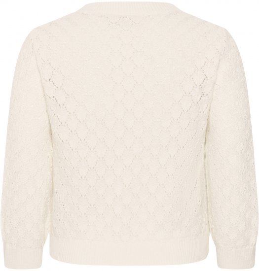 Kaffe Curve Kathrina Pullover White - Neulepaidat - 