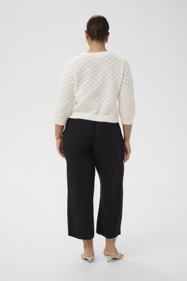 Kaffe Curve Kathrina Pullover White - Neulepaidat - 