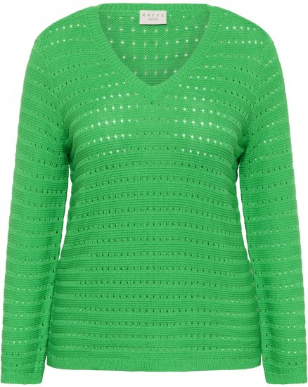 Kaffe Curve Metty Pullover Bright Green - Neulepaidat - 