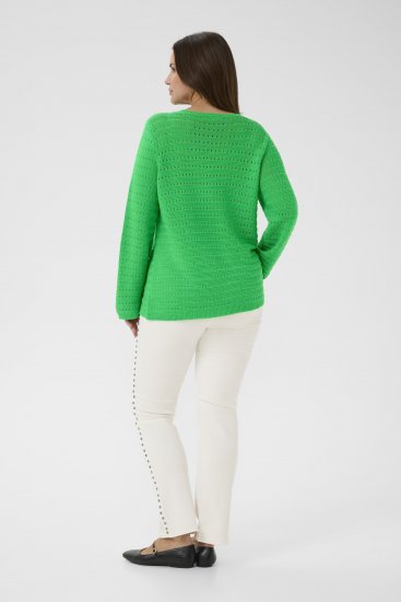 Kaffe Curve Metty Pullover Bright Green - Neulepaidat - 