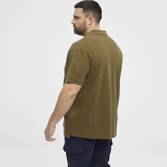 North Latitude Polo Pique Short Sleeve Green - Pikeepaidat - Miesten isot pikeepaidat