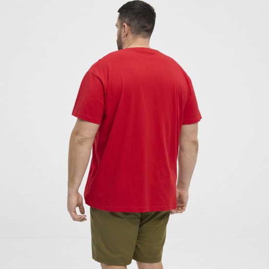 North Latitude T-Shirt Printed Short Sleeve Red - T-paidat - Isot T-paidat 2XL – 14XL