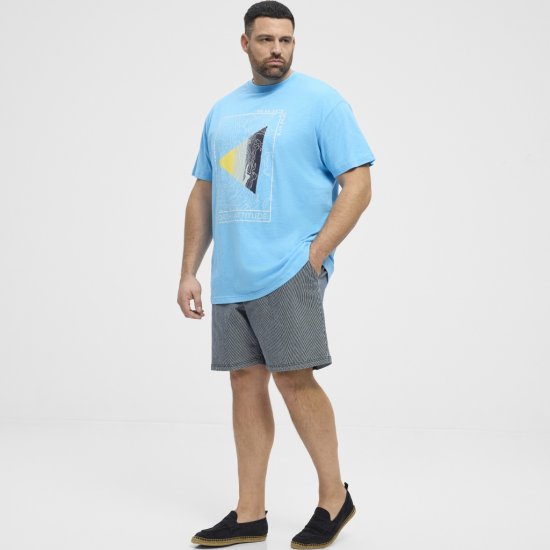 North Latitude T-Shirt Printed Turquoise - T-paidat - Isot T-paidat 2XL – 14XL