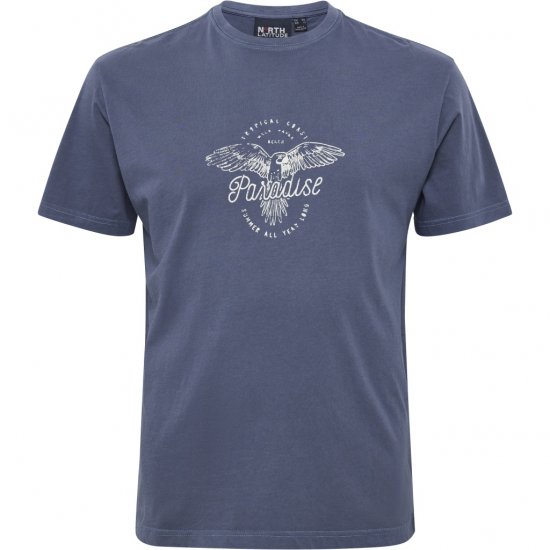 North Latitude T-Shirt Printed Navy - T-paidat - Isot T-paidat 2XL – 14XL