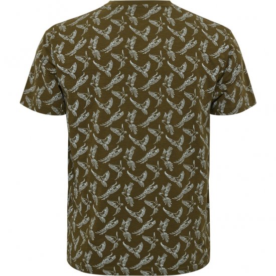 North Latitude T-shirt Allover Printed Green - T-paidat - Isot T-paidat 2XL – 14XL