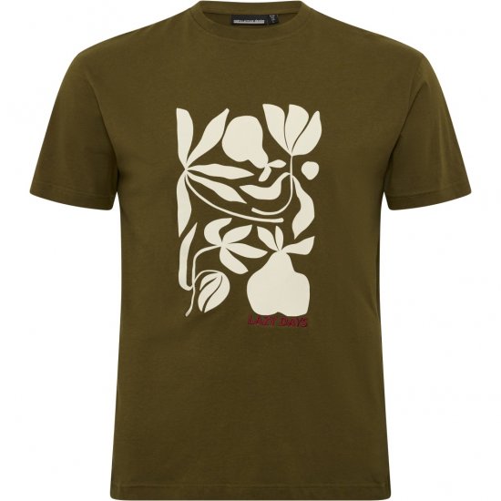 North Latitude T-Shirt Lazy Days Green - T-paidat - Isot T-paidat 2XL – 14XL