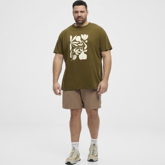 North Latitude T-Shirt Lazy Days Green - T-paidat - Isot T-paidat 2XL – 14XL