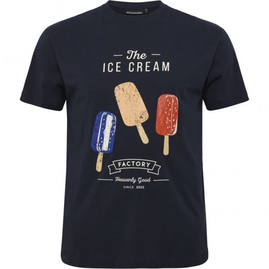 North Latitude T-Shirt Ice Cream Navy - T-paidat - Isot T-paidat 2XL – 14XL