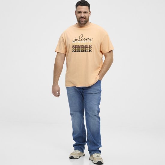 North Latitude T-Shirt Summer Peach - T-paidat - Isot T-paidat 2XL – 14XL