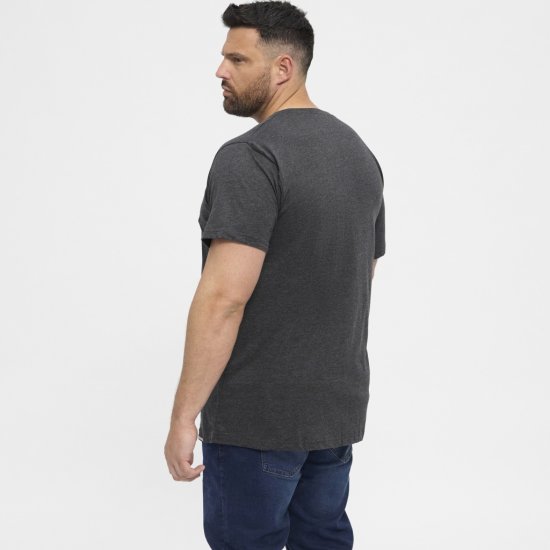 North Latitude T-Shirt 2-Pack Dark Grey Melange - T-paidat - Isot T-paidat 2XL – 14XL