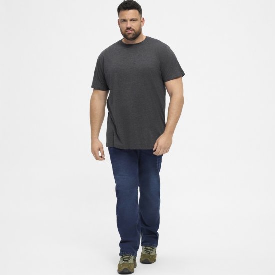 North Latitude T-Shirt 2-Pack Dark Grey Melange - T-paidat - Isot T-paidat 2XL – 14XL