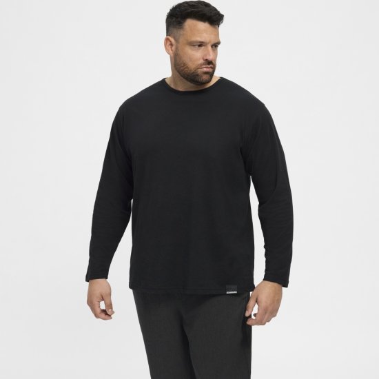 North Latitude T-Shirt Long Sleeve Black - T-paidat - Isot T-paidat 2XL – 14XL