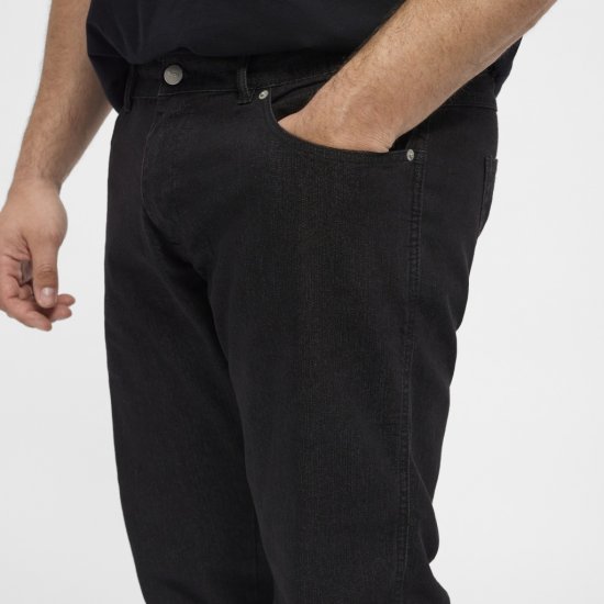 North Latitude Jeans Mick Black Stone Wash - Farkut ja housut - Miesten isot farkut ja isot housut W40-W70