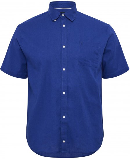North Latitude Shirt Short Sleeve TALL Blue - MIESTEN VAATTEET MT-6XLT - Pitkien miesten vaatteet