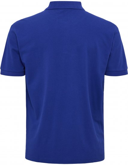 North Latitude Polo Pique Short Sleeve Cobalt Blue - Pikeepaidat - Miesten isot pikeepaidat