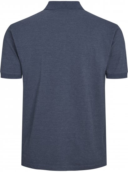 North Latitude Polo Short Sleeve Blue Melange TALL - MIESTEN VAATTEET MT-6XLT - Pitkien miesten vaatteet