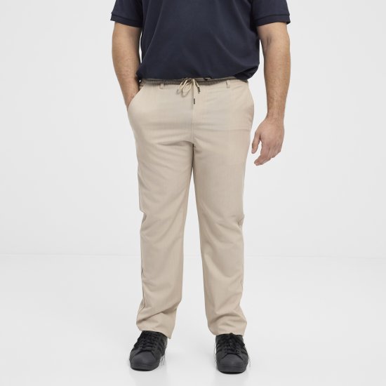 North Latitude 51143 Dress Pants Jog Style Beige - Farkut ja housut - Miesten isot farkut ja isot housut W40-W70