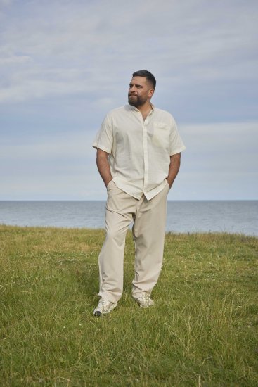 North Latitude 51143 Dress Pants Jog Style Beige - Farkut ja housut - Miesten isot farkut ja isot housut W40-W70