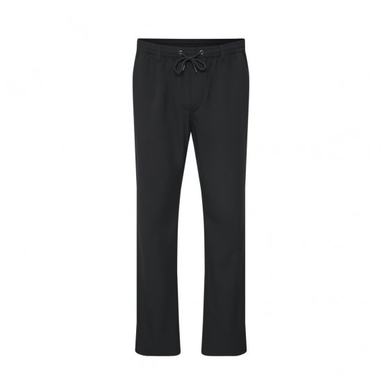 North Latitude Dress Pants Elastic Waist Black - Miesten housut isot koot - Isojen miesten housut