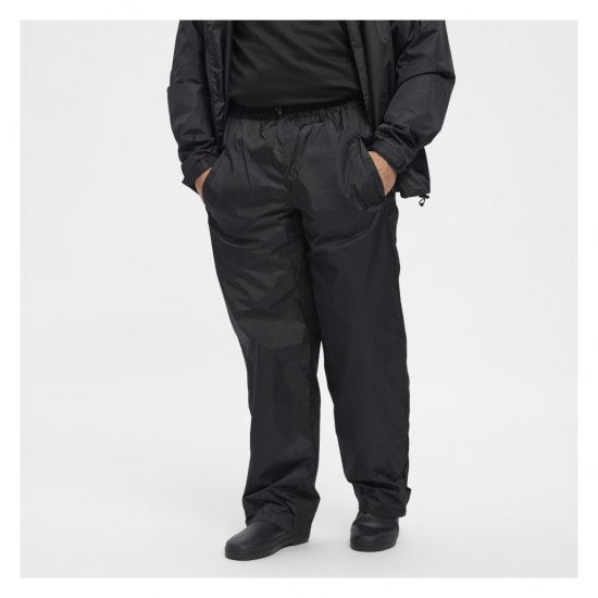 North Latitude Rain Pants Black - Miesten housut isot koot - Isojen miesten housut
