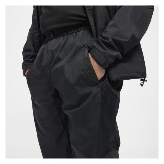 North Latitude Rain Pants Black - Miesten housut isot koot - Isojen miesten housut