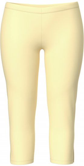 Ulla Popken Basic Stretch Knit Capris Orange - Naisten farkut ja housut isot koot - 