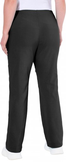 Ulla Popken Classic Stretch Bengaline Comfort Pants Black - Farkut & Housut Isoissa Koissa – Plus Size - 