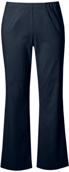 Ulla Popken Classic Stretch Bengaline Comfort Pants Navy - Naisten farkut ja housut isot koot - 