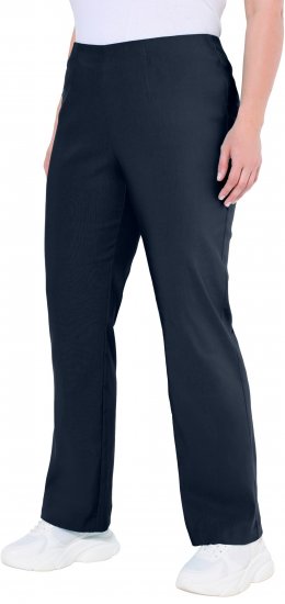 Ulla Popken Classic Stretch Bengaline Comfort Pants Navy - Naisten farkut ja housut isot koot - 