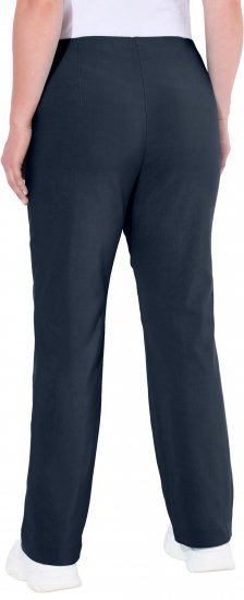 Ulla Popken Classic Stretch Bengaline Comfort Pants Navy - Naisten farkut ja housut isot koot - 