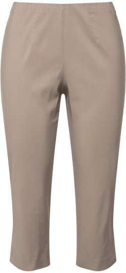 Ulla Popken Stretch Basic Bengaline Capri Pants Orange - Naisten farkut ja housut isot koot - 