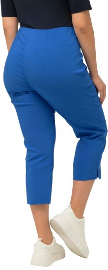 Ulla Popken Stretch Basic Bengaline Capri Pants Royal Blue - Naisten farkut ja housut isot koot - 
