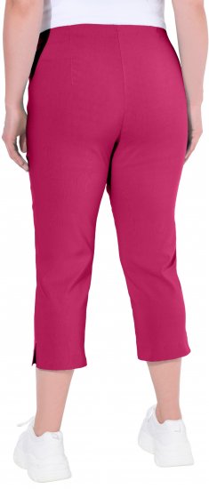 Ulla Popken Stretch Basic Bengaline Capri Pants Pale Lilac - Naisten farkut ja housut isot koot - 