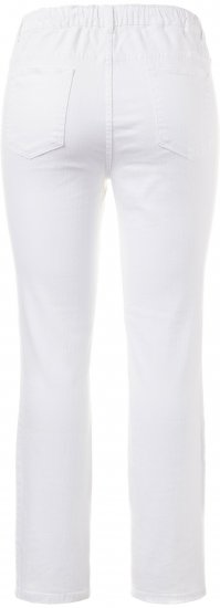 Ulla Popken Sienna Stretch Twill Jeggings Snow White - Naisten farkut ja housut isot koot - 