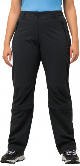 Ulla Popken Versatile Zip Off Leg Quick Dry Stretch Pants Navy - Naisten farkut ja housut isot koot - 