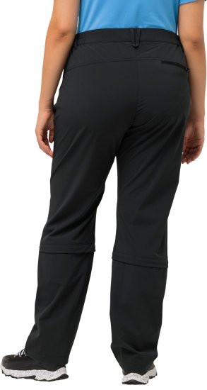 Ulla Popken Versatile Zip Off Leg Quick Dry Stretch Pants Navy - Naisten farkut ja housut isot koot - 