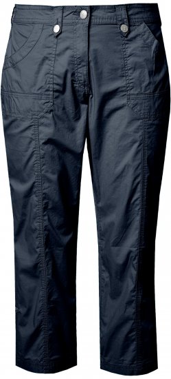Ulla Popken Roll Tab Hem Stretch Cargo Pants Navy - Naisten farkut ja housut isot koot - 