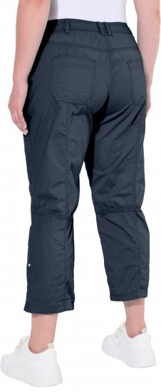 Ulla Popken Roll Tab Hem Stretch Cargo Pants Navy - Naisten farkut ja housut isot koot - 