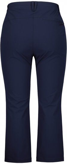 Ulla Popken Functional Sport Quick Dry Stretch Crop Pants Navy Blue - Naisten farkut ja housut isot koot - 