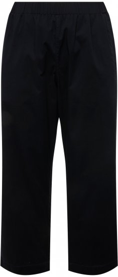 Ulla Popken Wide Leg Ruby Fit Stretch Chino Pants Dark Teal - Naisten farkut ja housut isot koot - 