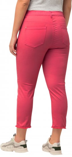 Ulla Popken Stretch Blend Bengaline Pants Light Pink - Naisten farkut ja housut isot koot - 